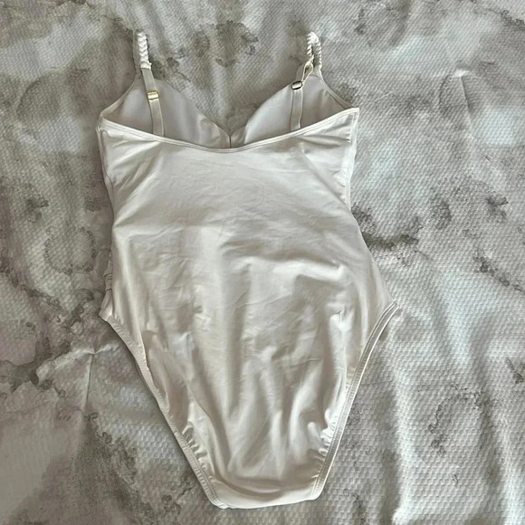 Bleu Rod Beattie Glam Stand Surplice One Piece - Coconut Water - Picture 5 of 10